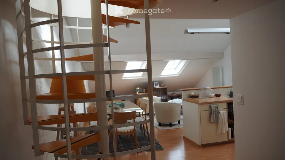 Lutry-bourg – Loft mit Charakter, 3,5 Zimmer, 80 m² mit Galerie