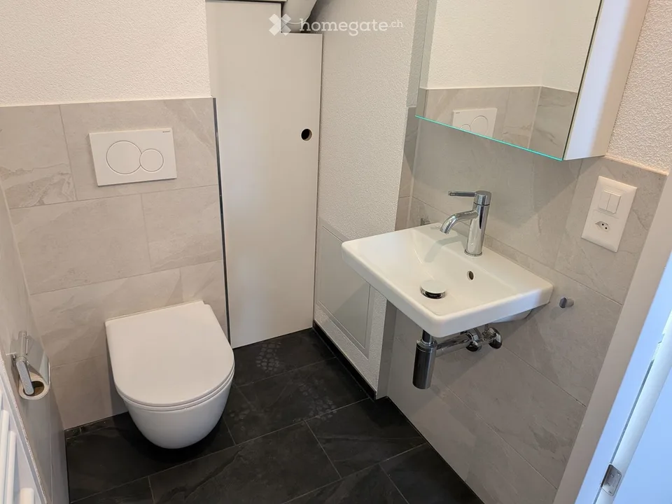 4.5-room semi-detached house in Hinteregg – Nature, garden, and city proximity combined