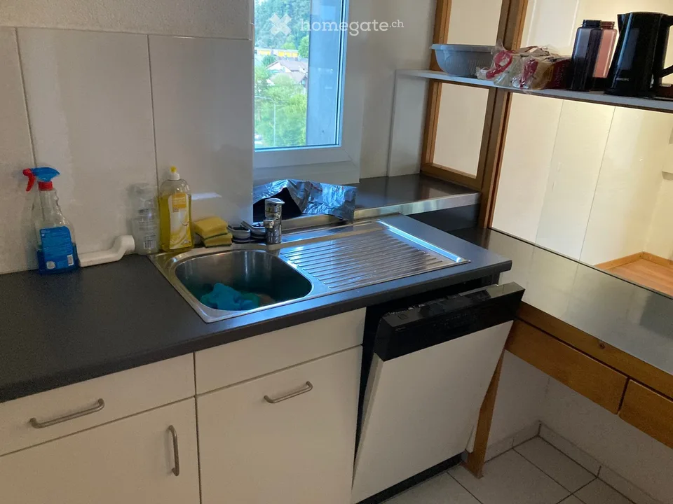 Bright 2.5-room apartment with balcony and mountain panorama in Glarus