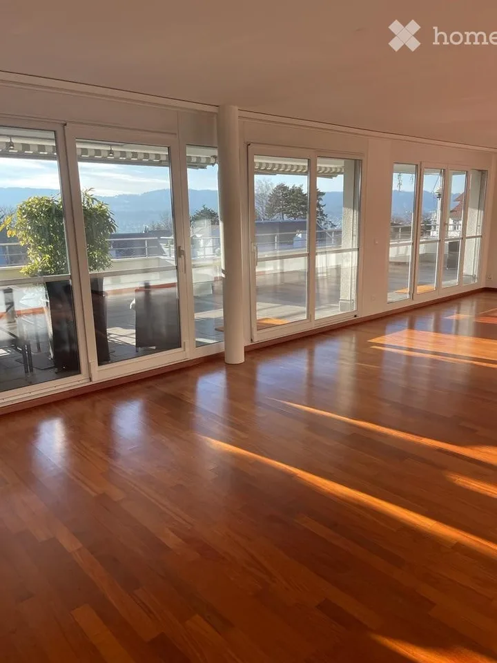 Wunderschöne 4.5 Zimmer Terassenwohnung in Eigentumsstandard mit See-und Bergsicht in Herrliberg