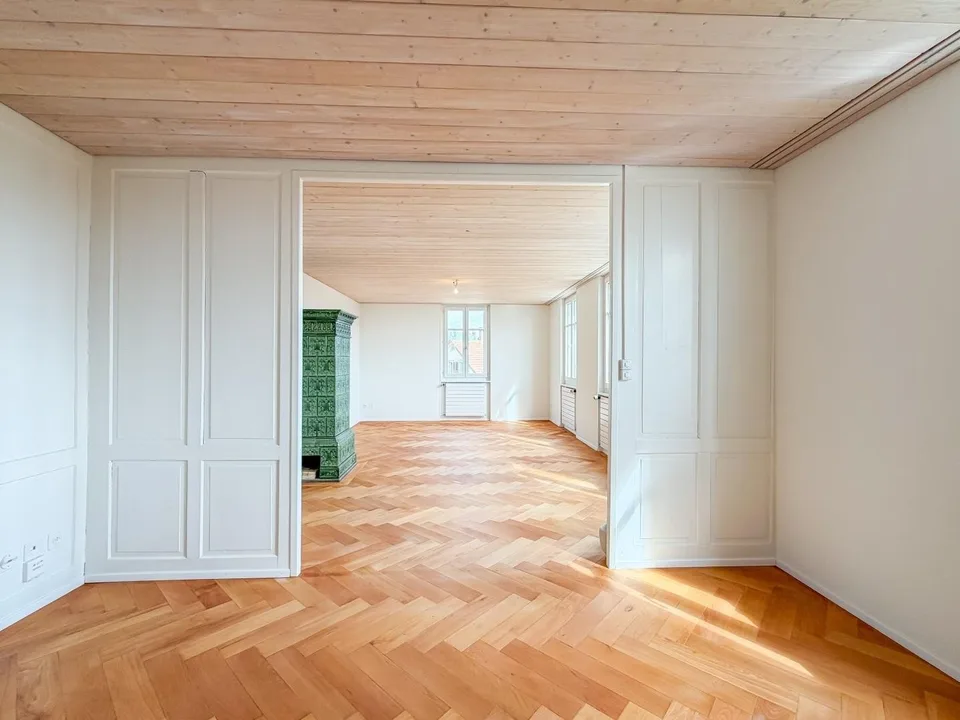 Appartement de 5,5 pièces dans un immeuble ancien, rénové récemment, avec vue sur l'Alpstein