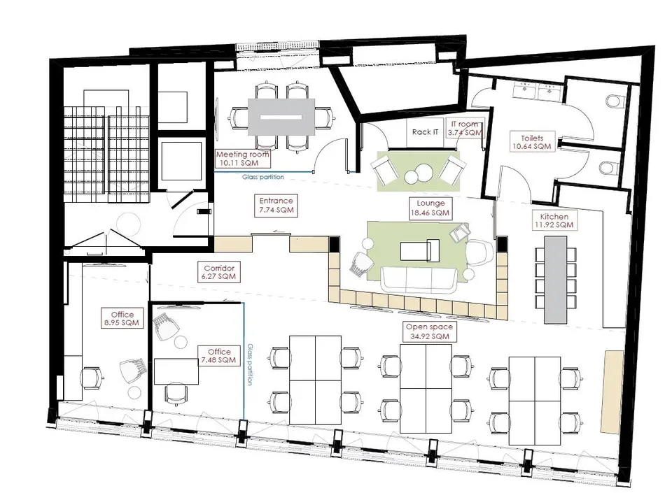 Bureaux de prestige au coeur de Genève – photo 7 sur 7
