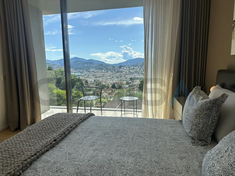 CUREGGIA - LUGANO Elegante appartamento 5.5 locali arredato – foto 7 di 10