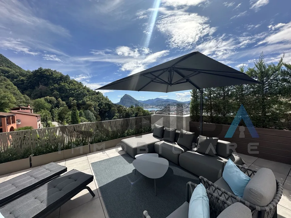 CUREGGIA - LUGANO Elegante appartamento 5.5 locali arredato – foto 2 di 10