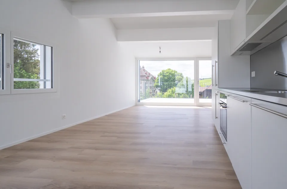 New 3.5-room attic apartment for rent (No. 8 left)