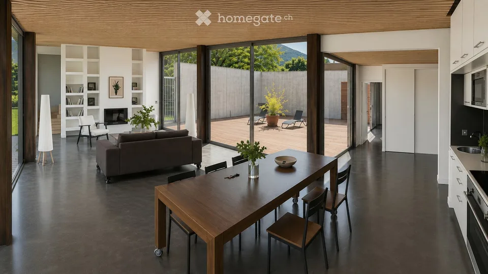 Moderne Haus - Kaution oder möblierte Untervermietung