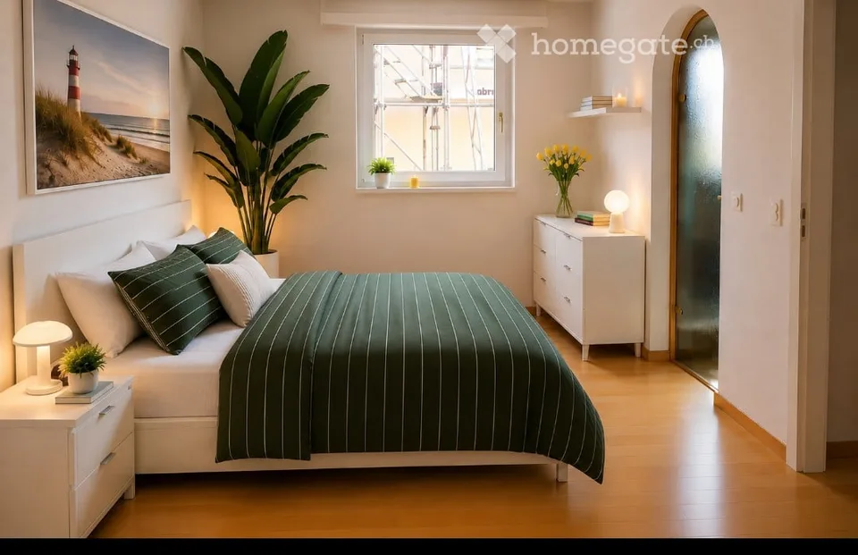 Maison mitoyenne de 4,5 pièces confortable avec petit jardin