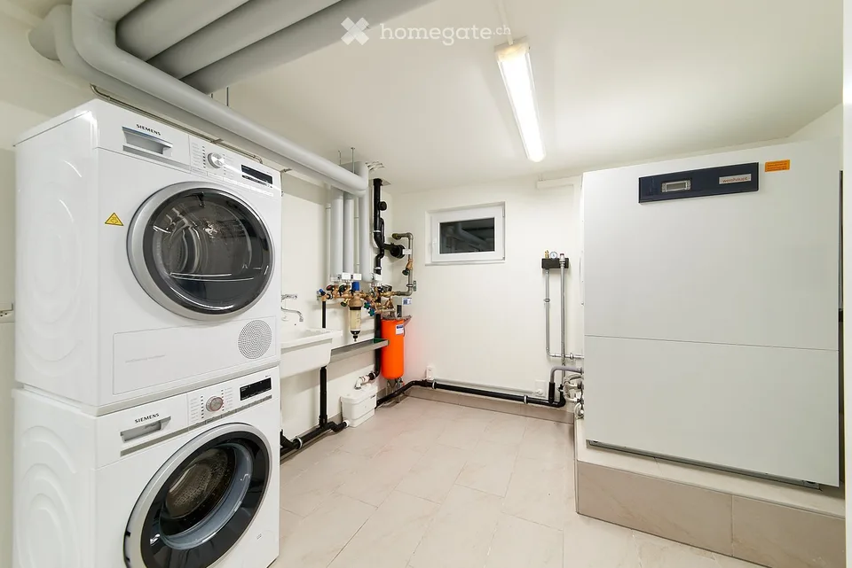 Modern 6.5-room semi-detached house with garden and double garage in Erlen