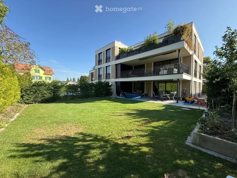 Appartement 3,5 pièces avec grand jardin dans un quartier calme