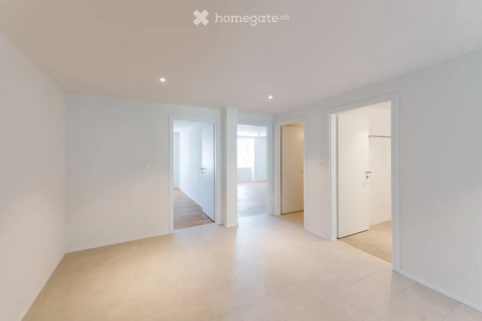 Apartment 3.5 rooms renovated, 102 m² in the center of Landeron