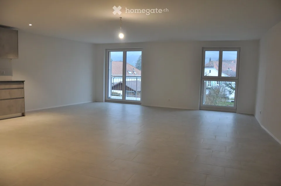 Apartment 3.5 rooms renovated, 102 m² in the center of Landeron