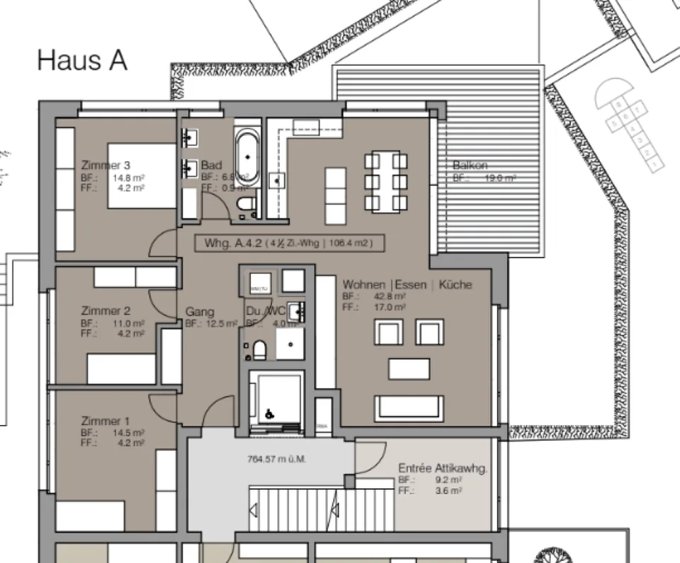 Gesund wohnen mit Weitsicht - Zweitwohnung A4.2 – Foto 6 von 30