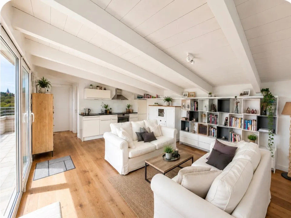 SUPERBES 4.5 ZIMMER MIT GROßEM BALCON + UNABHÄNGIGES STUDIO OPTIONAL IN ROSSENS (FR) – Foto 12 von 14