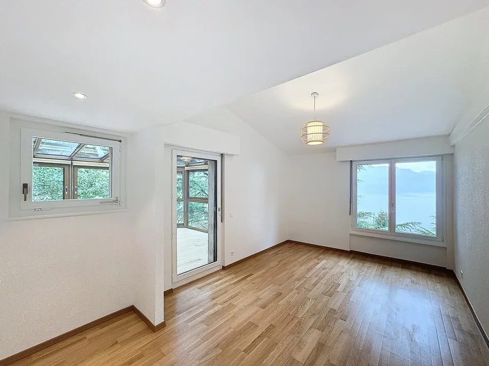 Situation unique - Magnifique villa rénovée avec jardin et vue lac