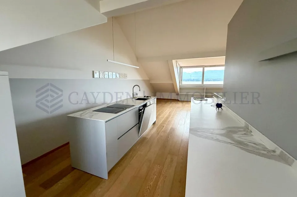 Sublime duplex rénové vue imprenable sur le lac Léman