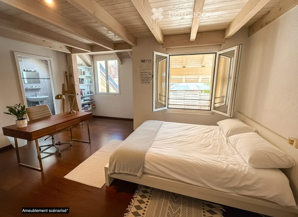 Duplex 5,5 Zimmer, 231 m² — Wohnzimmer von 90 m², Suite, Garage für 6 Fahrzeuge – Foto 5 von 23