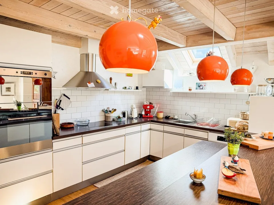 Duplex 5,5 Zimmer, 231 m² — Wohnzimmer von 90 m², Suite, Garage für 6 Fahrzeuge – Foto 4 von 23