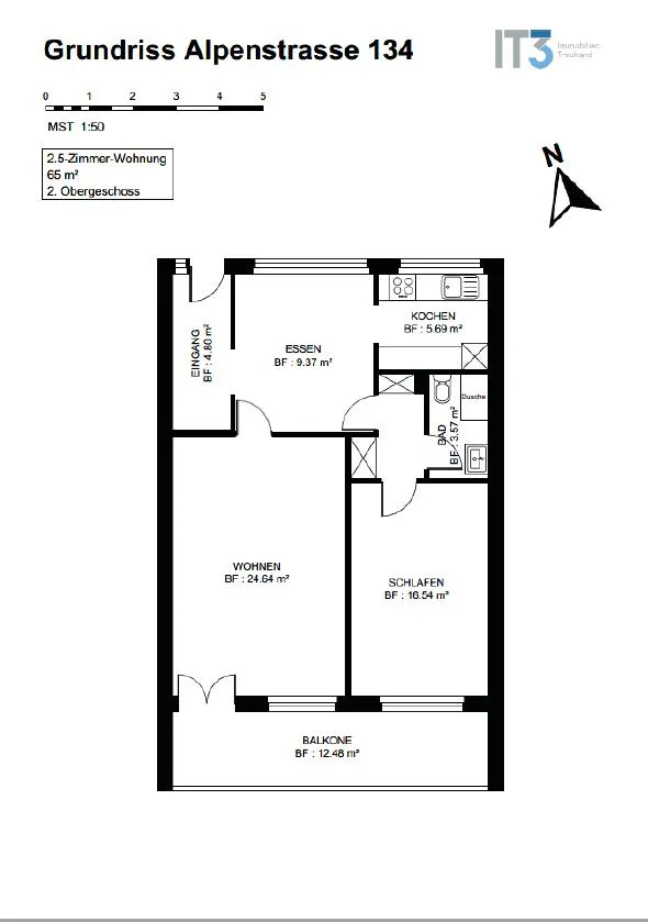 Bel appartement de 2,5 pièces à Schaffhausen – photo 10 sur 10