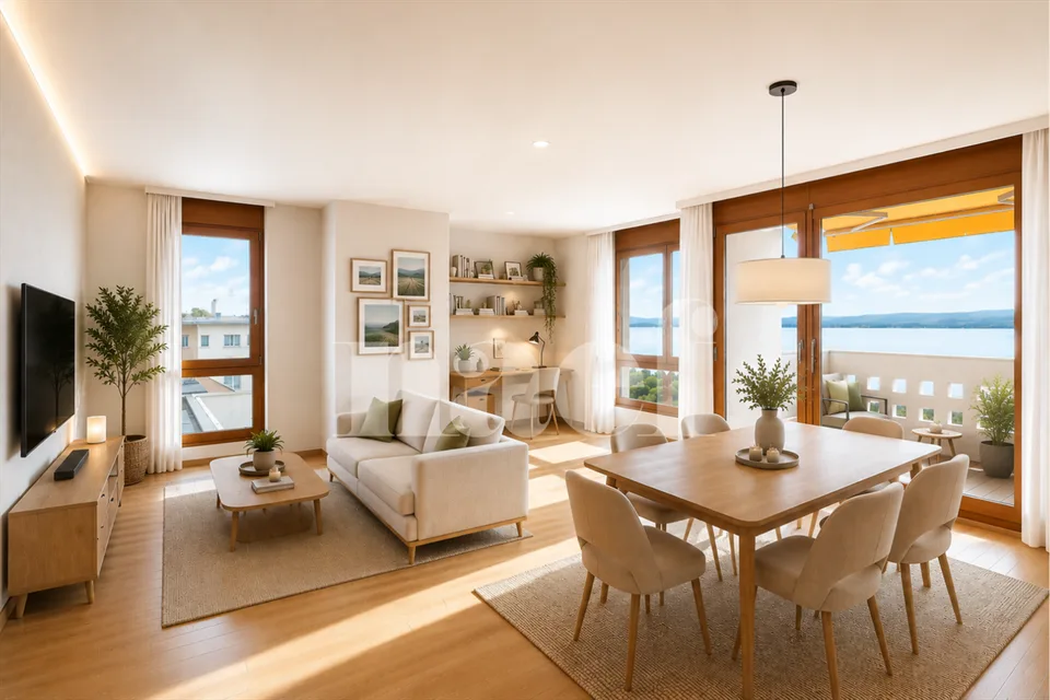 Wohnung mit 4.5 Zimmern und Seeblick – Foto 5 von 22