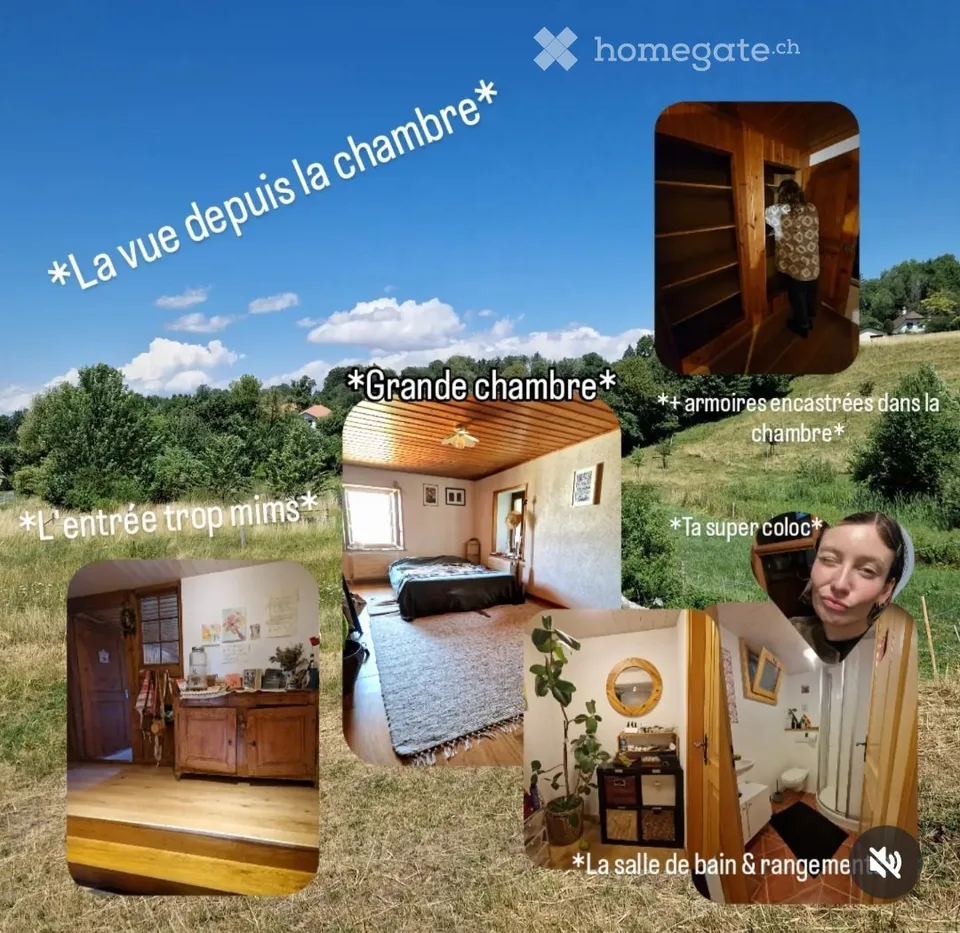 Zimmer in einer Wohngemeinschaft in Ecoteaux