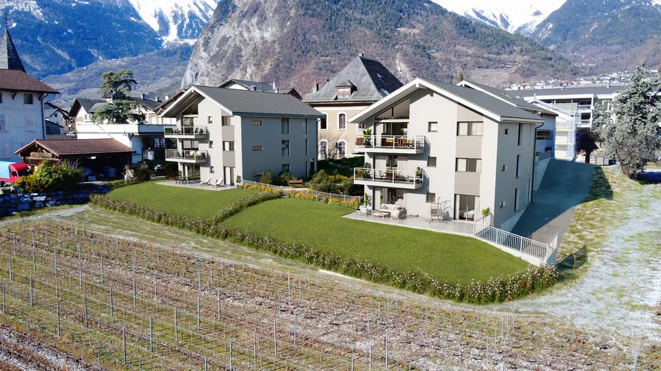Verkauf "Manoir" 4.5 Zimmer letzte Etage in Chamoson – Foto 2 von 5