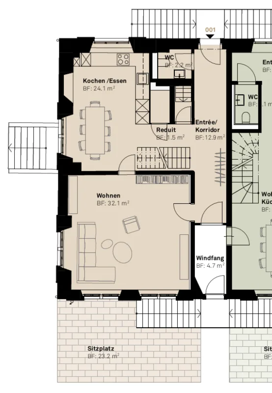 «Dorf Ottikon»: Maison d'angle attrayante avec beaucoup d'espace - disponible à partir de février 2027 – photo 6 sur 9