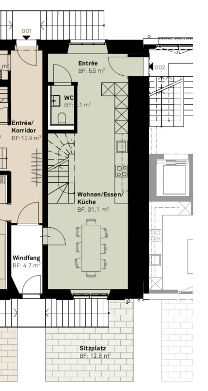 «Dorf Ottikon»: Casa a schiera attraente con molto spazio - disponibile da febbraio 2027 – foto 6 di 9