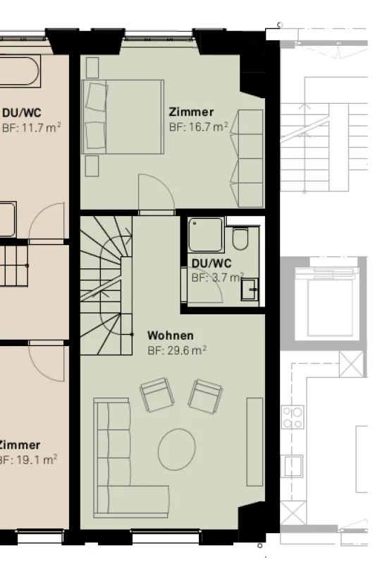 «Dorf Ottikon»: Casa a schiera attraente con molto spazio - disponibile da febbraio 2027 – foto 7 di 9