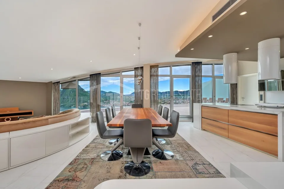 Repräsentatives Duplex-Penthouse mit Seeblick in Aldesago – Foto 8 von 15