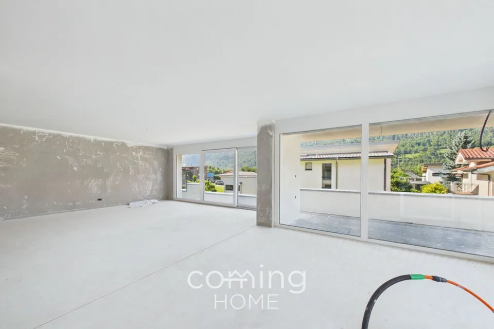 Neubau 4.5-Zimmer-Wohnung in Niedergesteln - Balkon, Bodenheizung, schlüsselfertig – photo 14 sur 22
