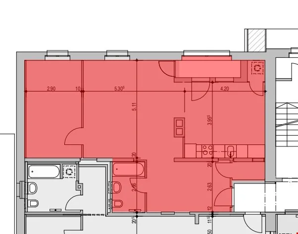 Grosszügige Loft mit separatem Schlafzimmer – Foto 12 von 12