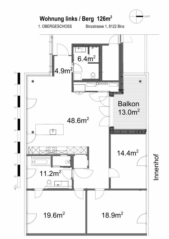 Construction neuve de haute qualité - Appartement de luxe 4.5 pièces élégant avec terrasse – photo 9 sur 9