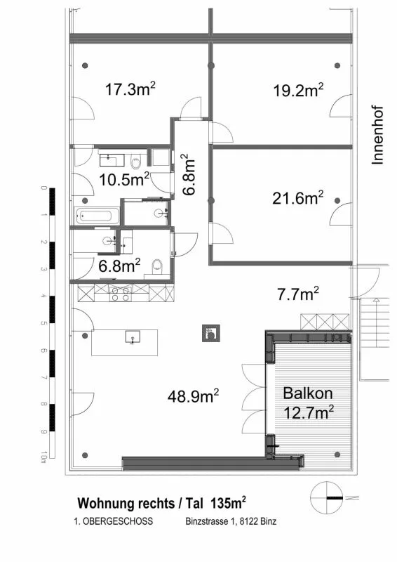 Construction neuve de haute qualité - Appartement de luxe 4.5 pièces élégant avec terrasse – photo 8 sur 9