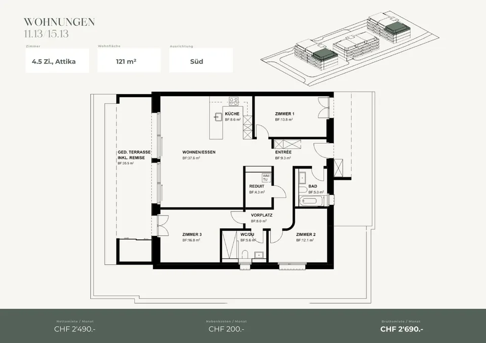 Ihr Zuhause in Niederuzwil - 4.5-Zimmer-Neubauwohnungen – Foto 9 von 13