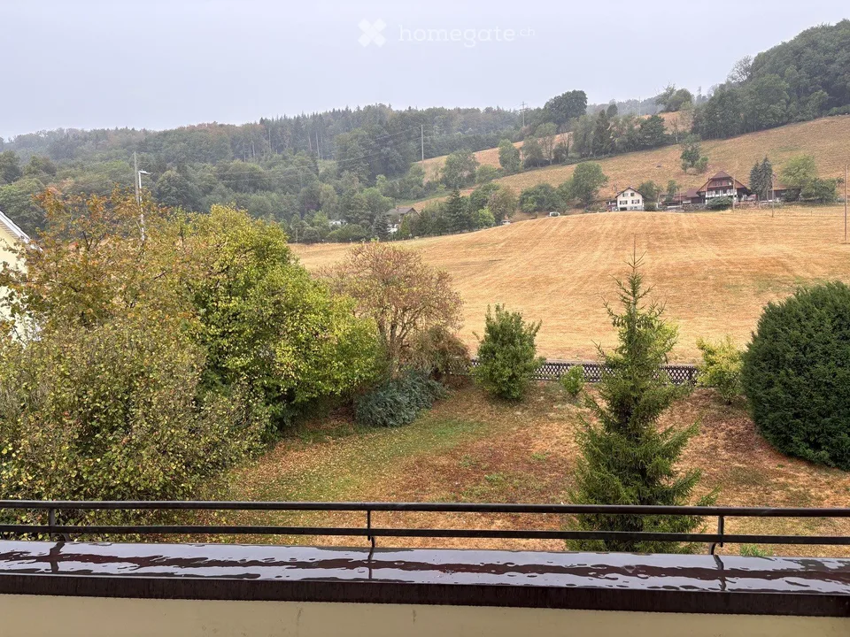 Charmant appartement 3.5 pièces avec balcon et belle vue à Belp