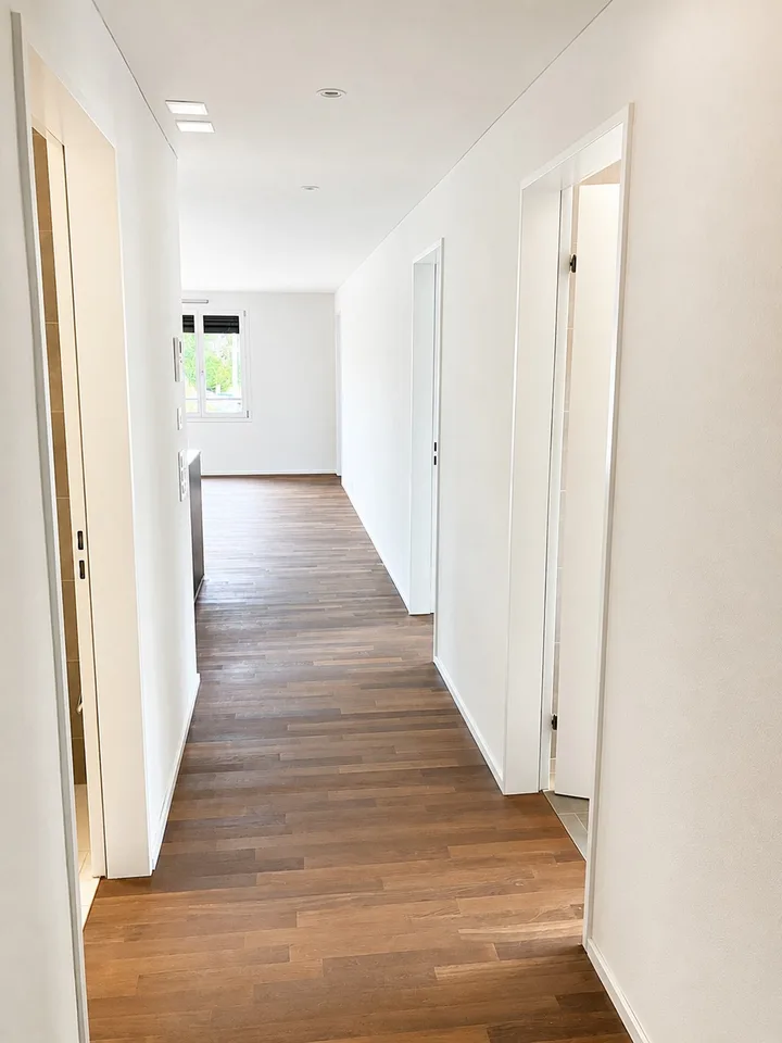 Modern 4.5-Room Apartment with Panoramic Countryside Views, Loggia & EV Parking