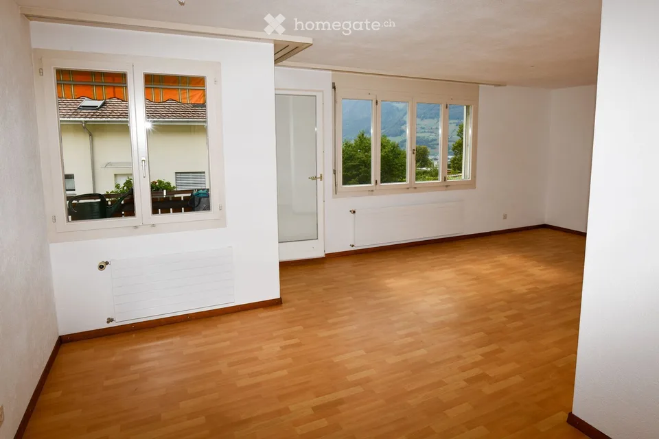 Appartement lumineux 4 pièces au rez-de-chaussée à Rickenbach b. Schwyz – disponible immédiatement