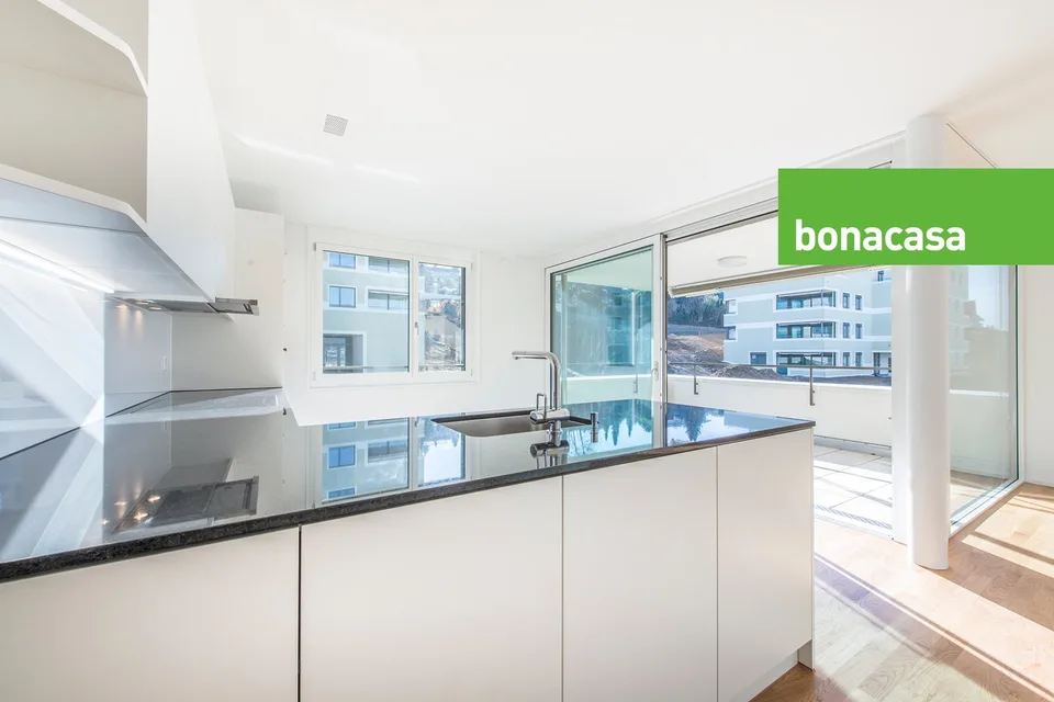 4.5-room apartment at height with a view of Biel!