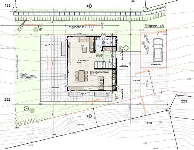 Maison unifamiliale neuve dans un endroit calme à Hellsau – photo 2 sur 8