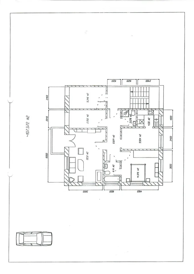 Charmante 4.5-Zimmer-Wohnung an der Flawilerstrasse in Oberuzwil – Foto 5 von 8