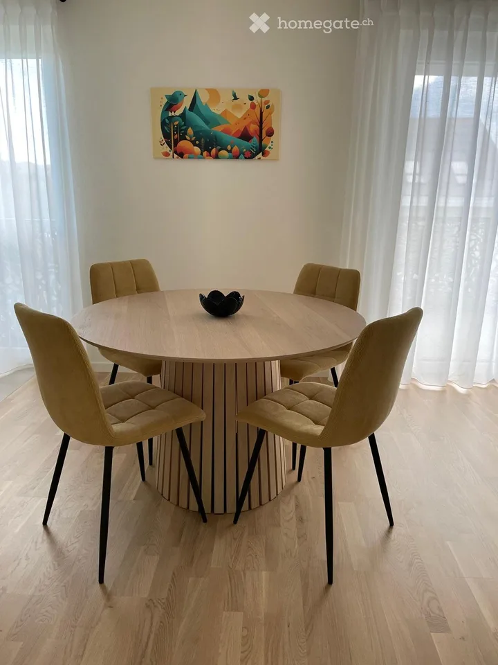 Nuovo appartamento di 2 camere con balcone a Denges
