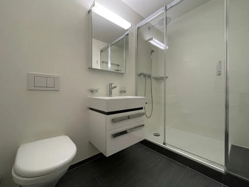 Modern 3.5-room apartment with covered balcony and private garage box – in the heart of Gundeli – photo 5 of 8