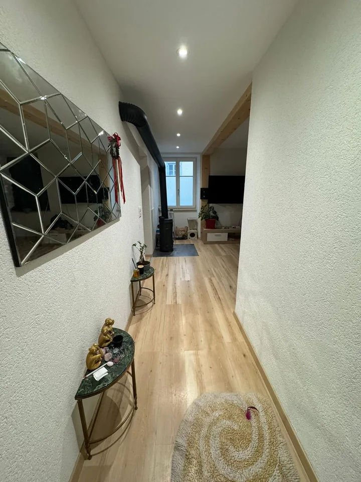 Two-room bright apartment on the ground floor