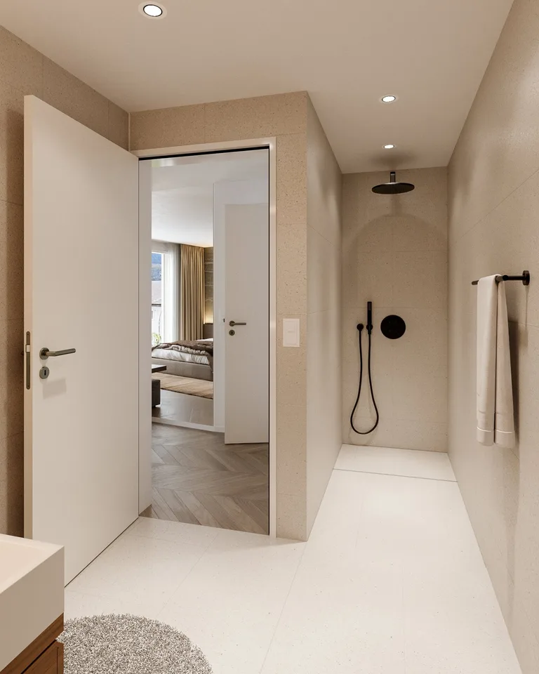 2.5-Zimmer-Wohnung mit privater Dachterrasse – Foto 8 von 9