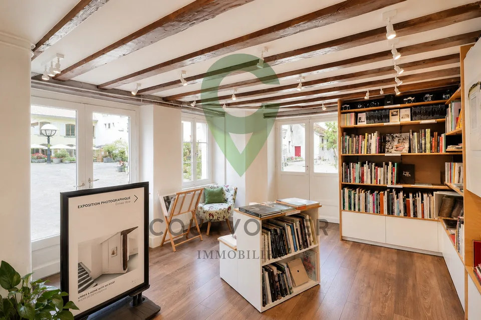 Casa di carattere con giardino e locale indipendente nel cuore di Nyon – foto 11 di 13