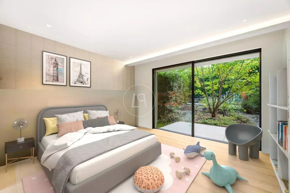 Villa contemporaine d'exception, vue et accès privé au lac,rive gauche – photo 11 sur 12