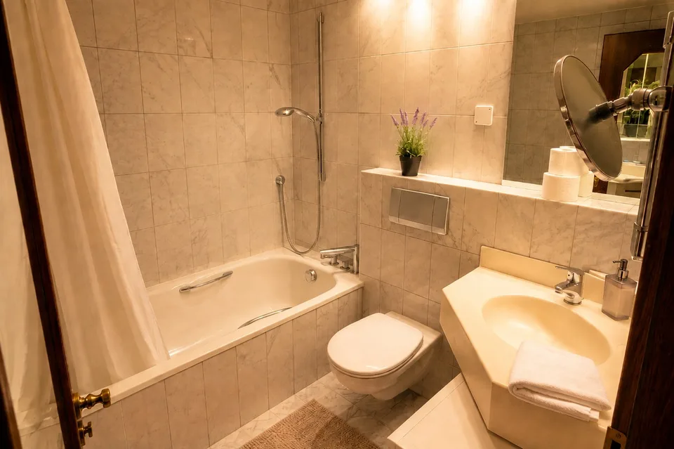 Möbliert wohnen im Herzen von Biel – 40 m², Balkon, Klima & Sauna – Foto 8 von 14