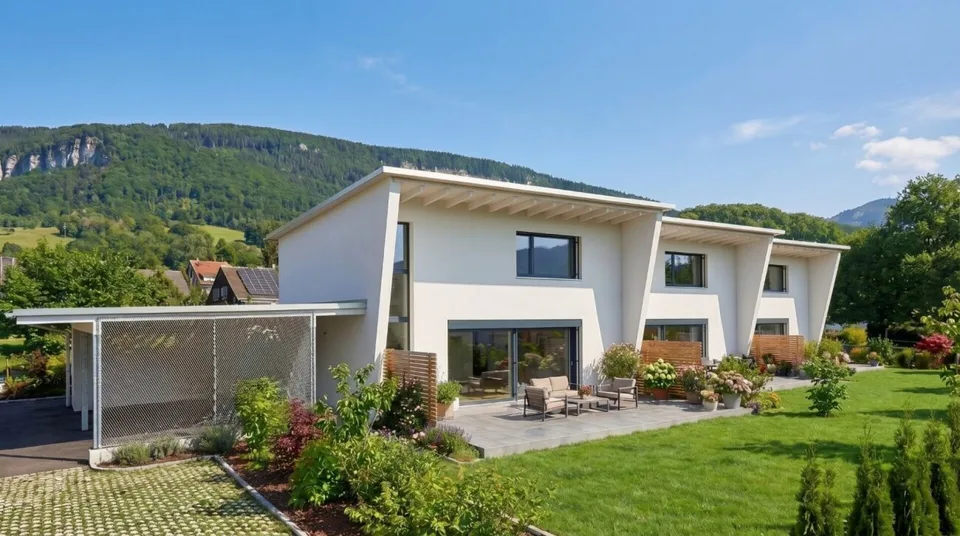 Maison mitoyenne neuve avec de nombreux extras à Oberbipp