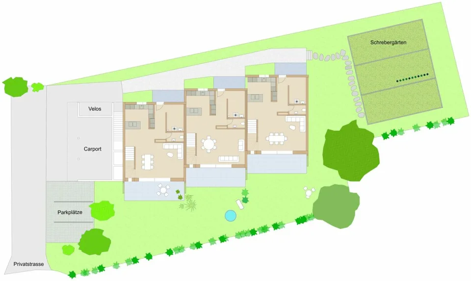 Maison mitoyenne neuve avec de nombreux extras à Oberbipp