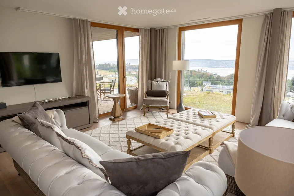 Appartamento terrazza 3,5 locali con vista lago e privacy